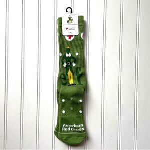 Blood donation Elf Movie Crew Socks Green Size OSFM Unisex